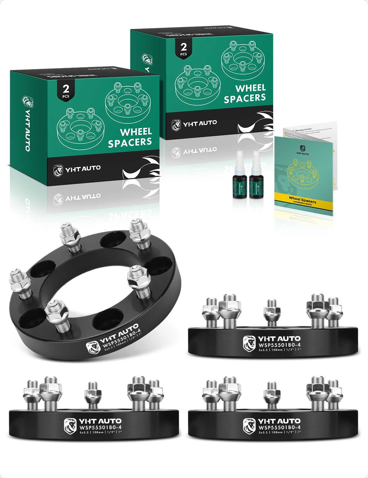 Yotaページ Amazon.com: YHTAUTO 5x5.5 Wheel Spacers 1 inch Compatible with